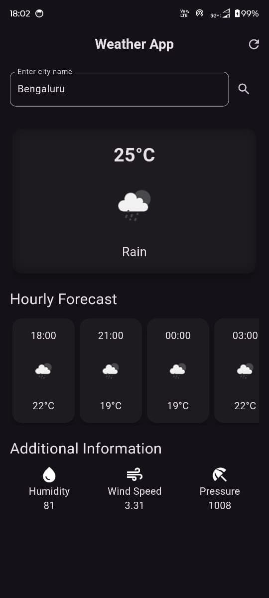 Weather App - Mobile