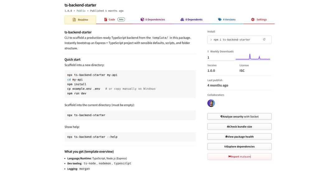 TS Backend Starter